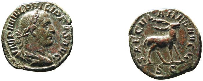 RIC IV Philip I 160A, реверс, bm