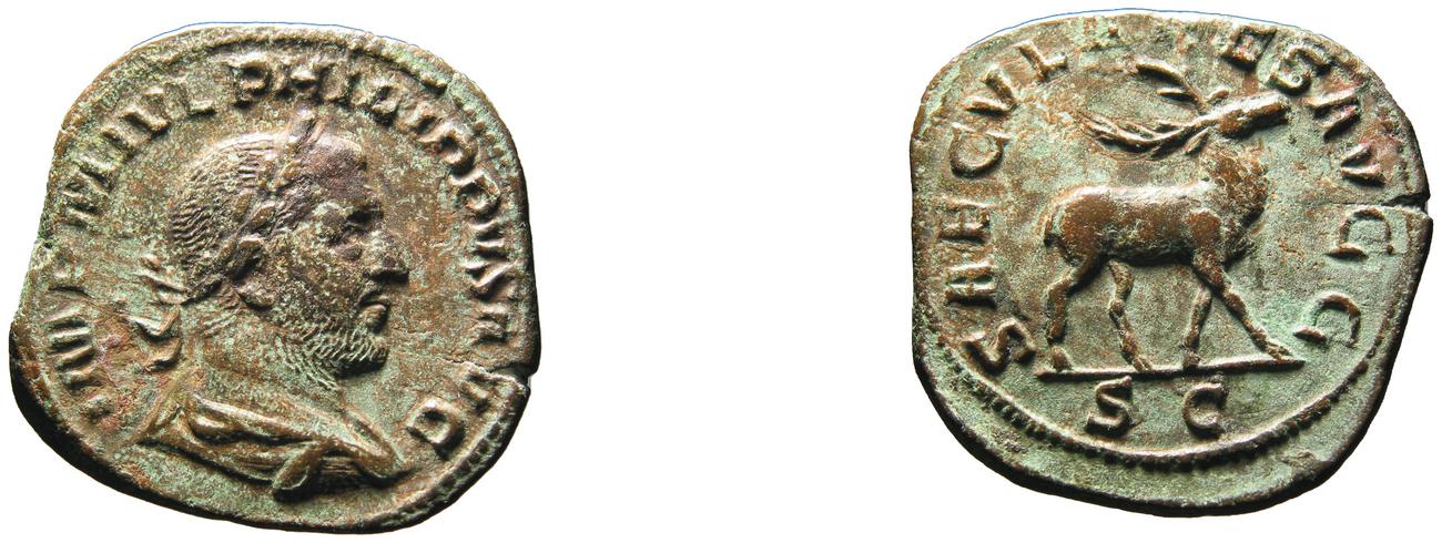 RIC IV Philip I 160A, аверс, bm