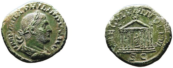 RIC IV Philip I 164, реверс, bm