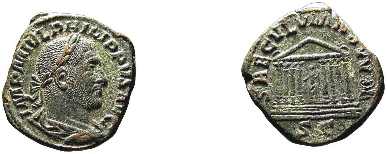 RIC IV Philip I 164, аверс, bm