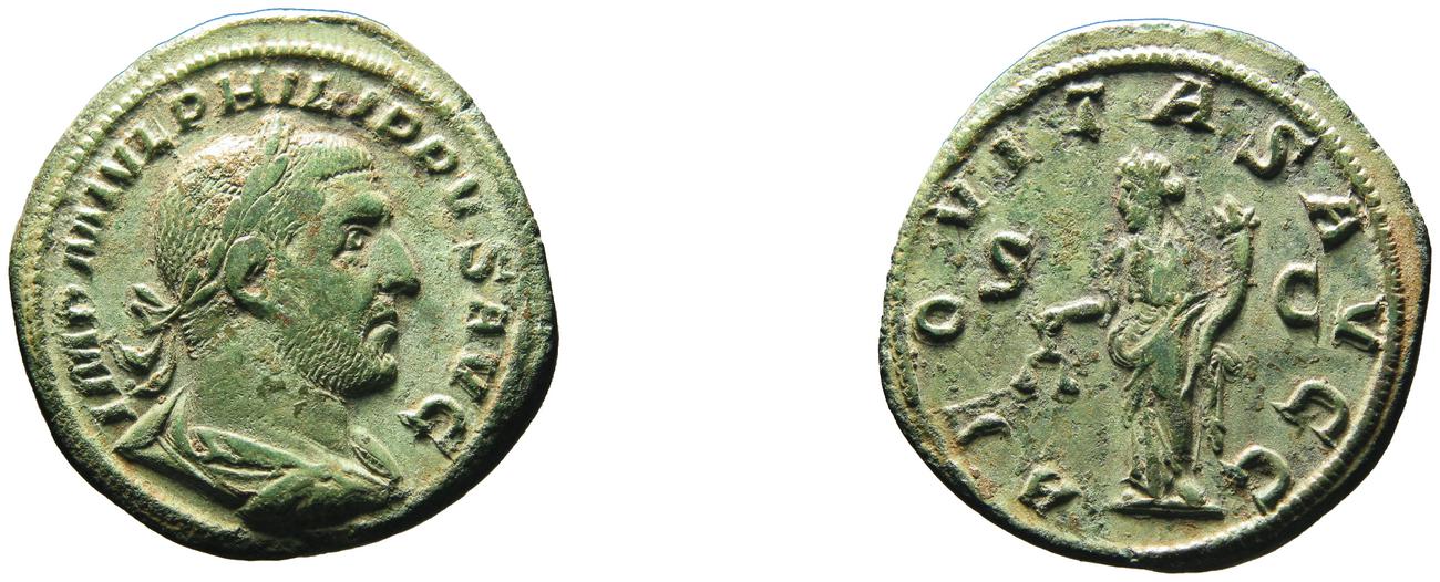 RIC IV Philip I 166A, аверс, bm