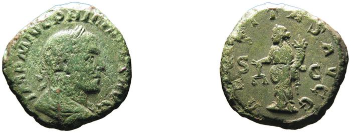 RIC IV Philip I 166A, реверс, bm