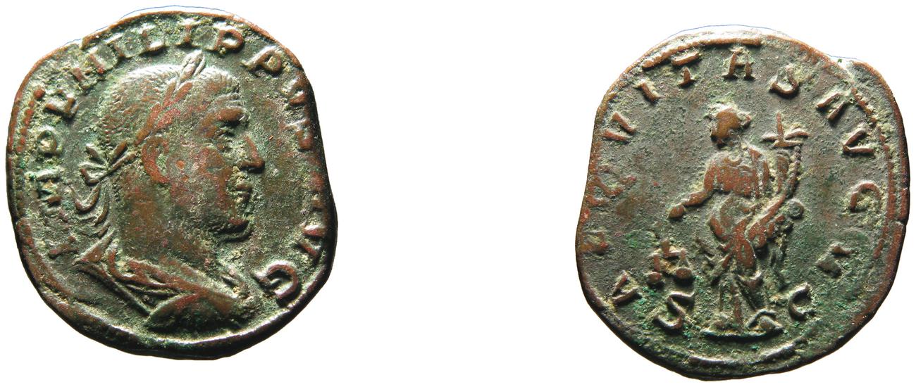 RIC IV Philip I 166C, аверс, bm