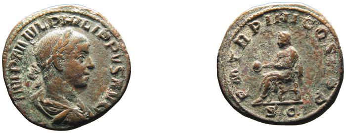 RIC IV Philip I 262A, реверс, bm