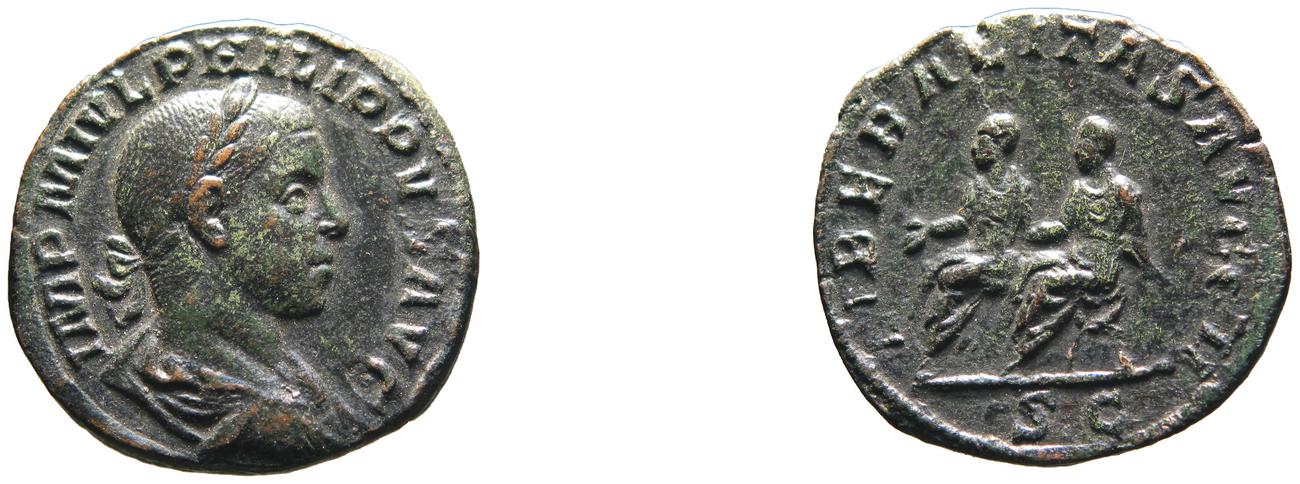 аверс RIC IV Philip I 267A