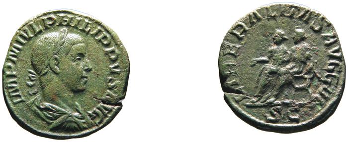 RIC IV Philip I 267A, реверс, bm