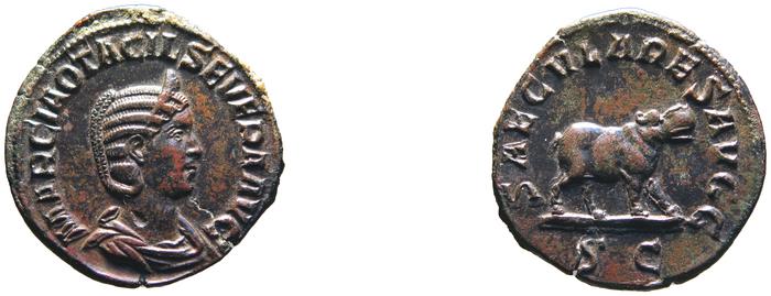 RIC IV Philip I 200A, реверс, bm