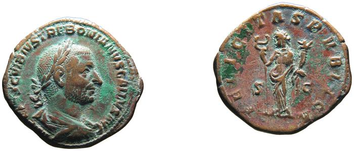 реверс RIC IV Trebonianus Gallus 107