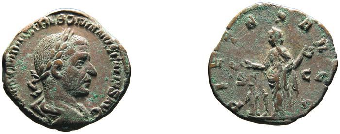 RIC IV Trebonianus Gallus 117A, реверс, bm