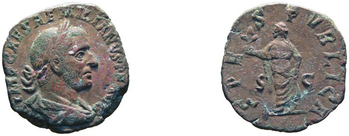 реверс RIC IV Aemilian 51A