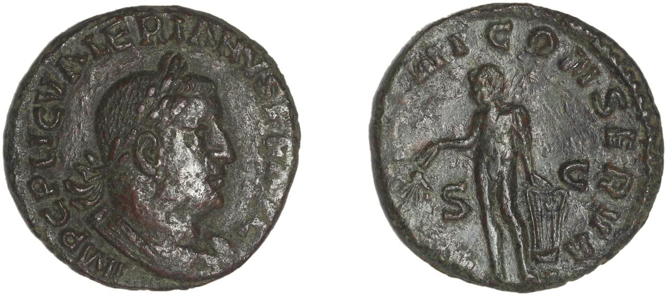 аверс RIC V Valerian 190