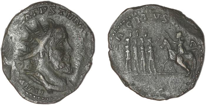 RIC V Postumus 117, реверс, bm