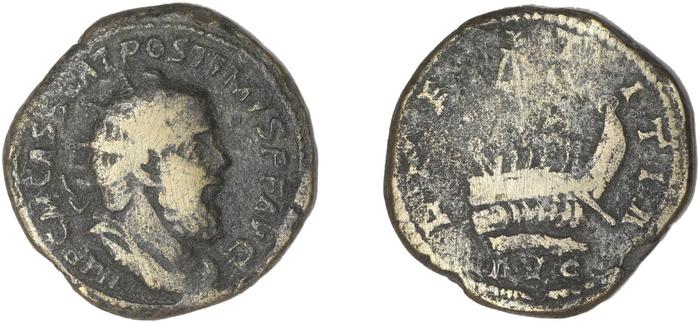 RIC V Postumus 148, реверс, bm