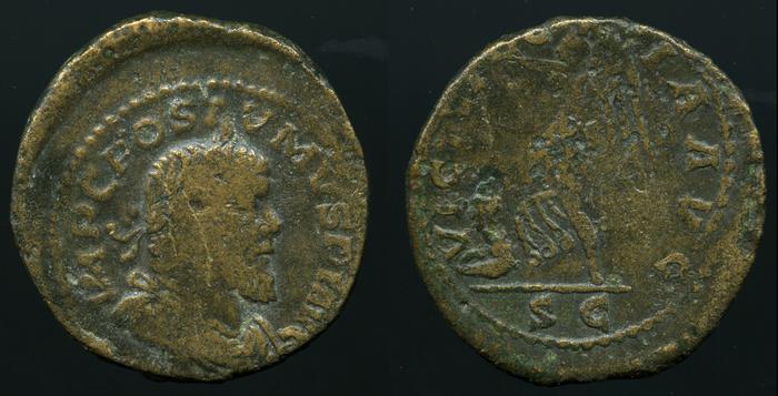RIC V Postumus 170, реверс, bm