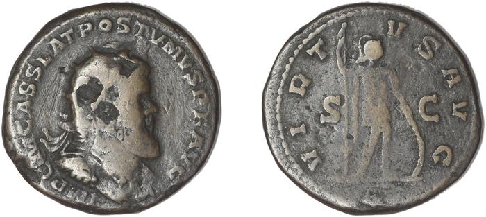 RIC V Postumus 179, реверс, bm