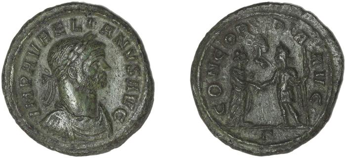 RIC V Aurelian 80, реверс, bm