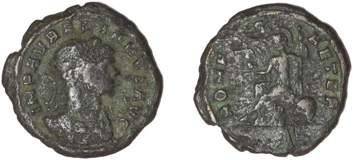 реверс RIC V Aurelian 85