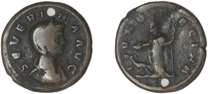RIC V Severina 7, реверс, bm