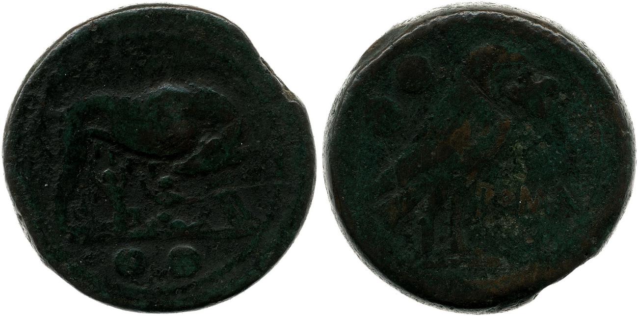 RRC 39/3, аверс, bm