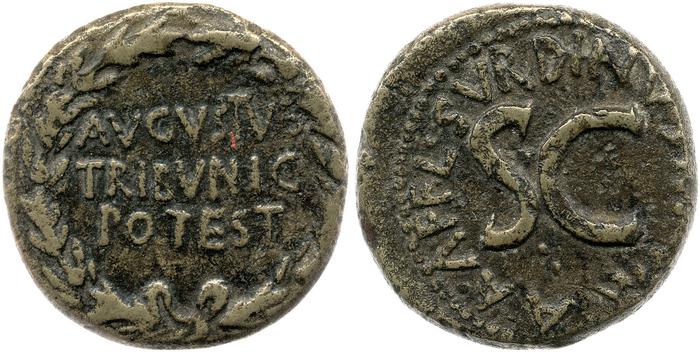 RIC I (second edition) Augustus 384, реверс, bm