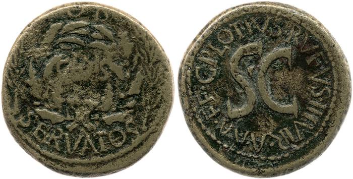 реверс RIC I (second edition) Augustus 387