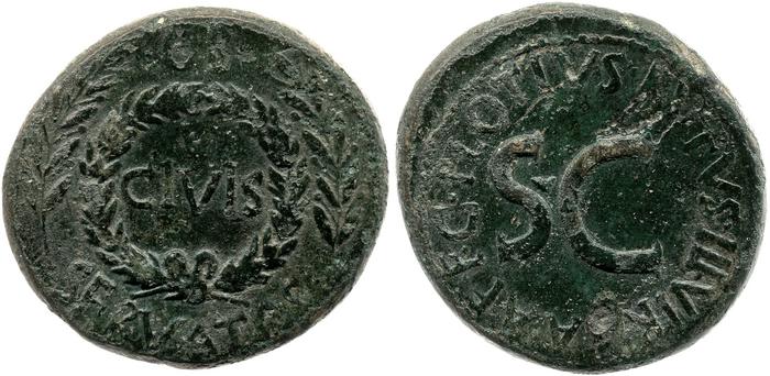 RIC I (second edition) Augustus 387, реверс, bm