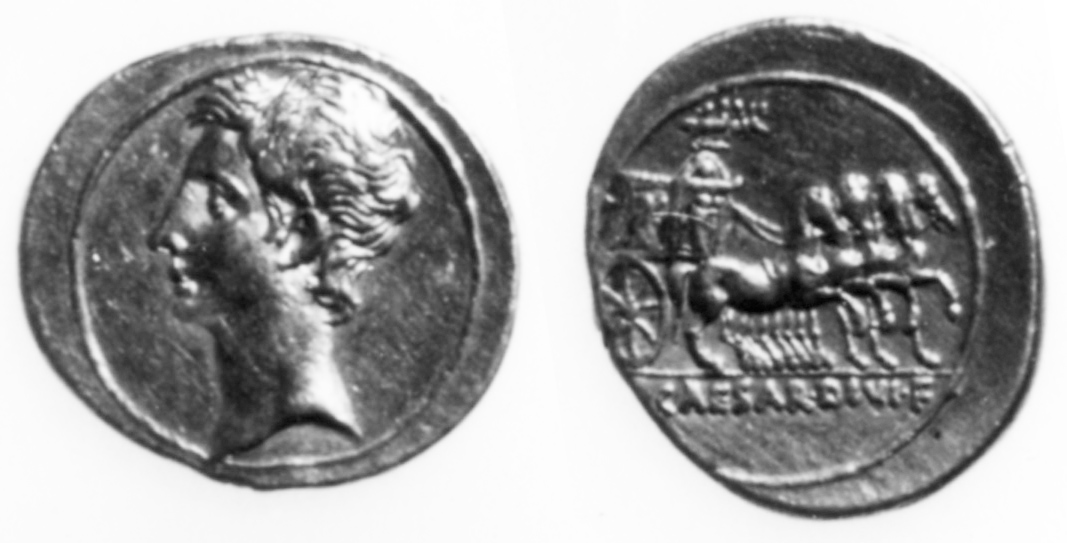 RIC I (second edition) Augustus 259, аверс, bm