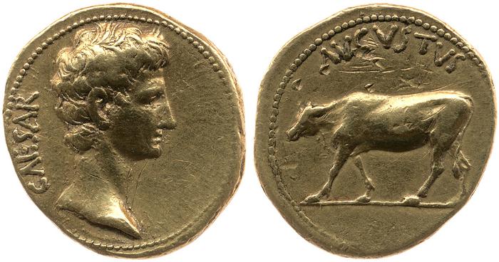 RIC I (second edition) Augustus 538, реверс, bm