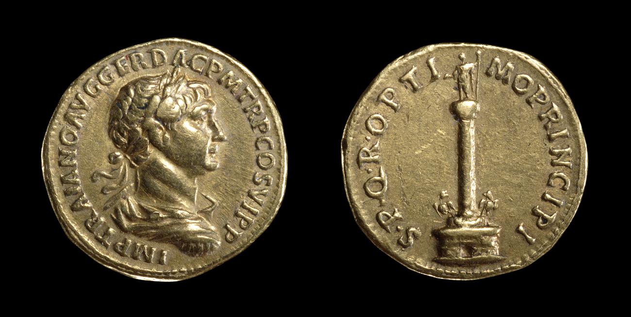 RIC II Trajan 292, аверс, bm