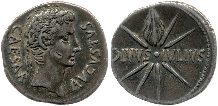 RIC I (second edition) Augustus 37A, реверс, bm