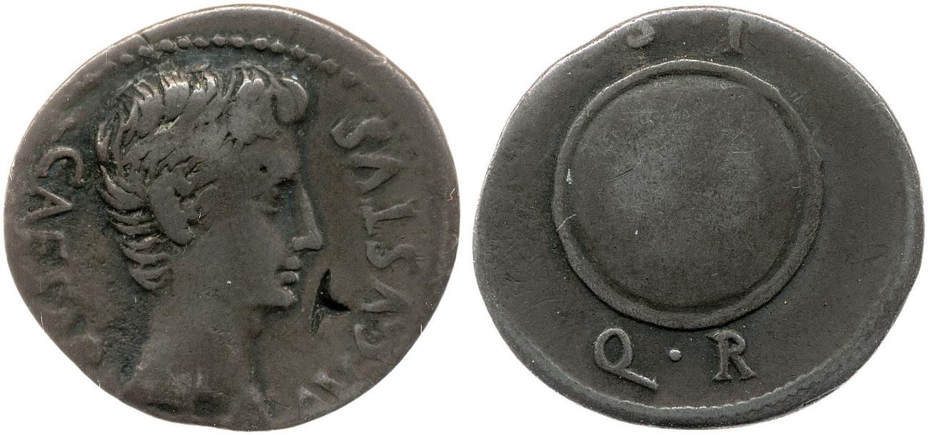 RIC I (second edition) Augustus 43A, аверс, bm
