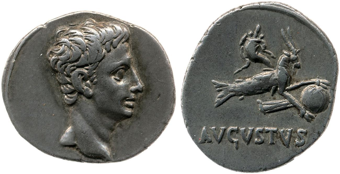 RIC I (second edition) Augustus 126, аверс, bm