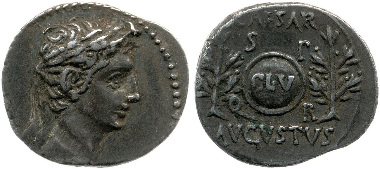RIC I (second edition) Augustus 52A, аверс, bm