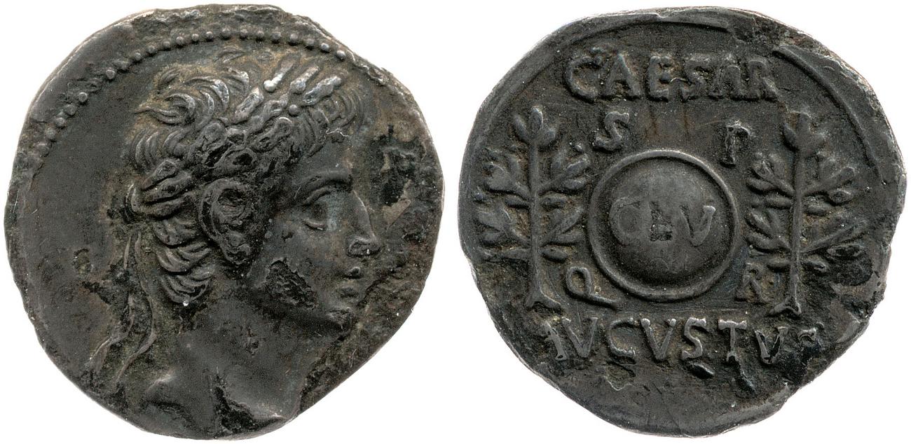 RIC I (second edition) Augustus 52A, аверс, bm