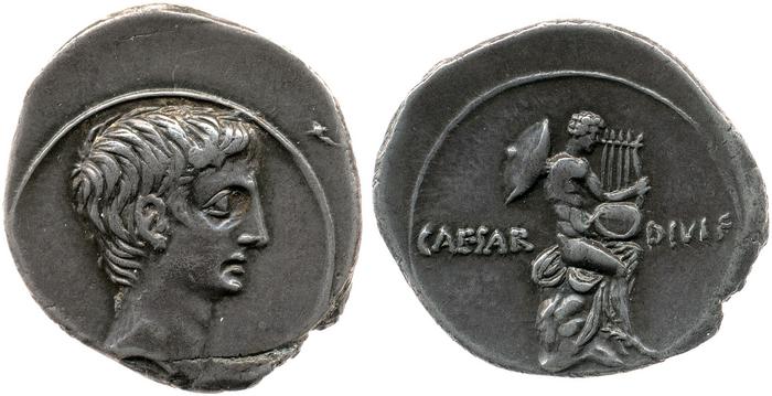 RIC I (second edition) Augustus 257, реверс, bm