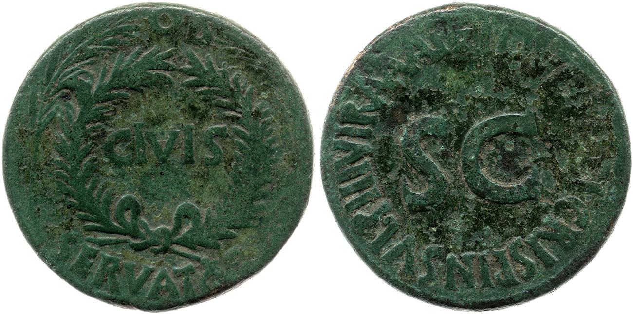 аверс RIC I (second edition) Augustus 330