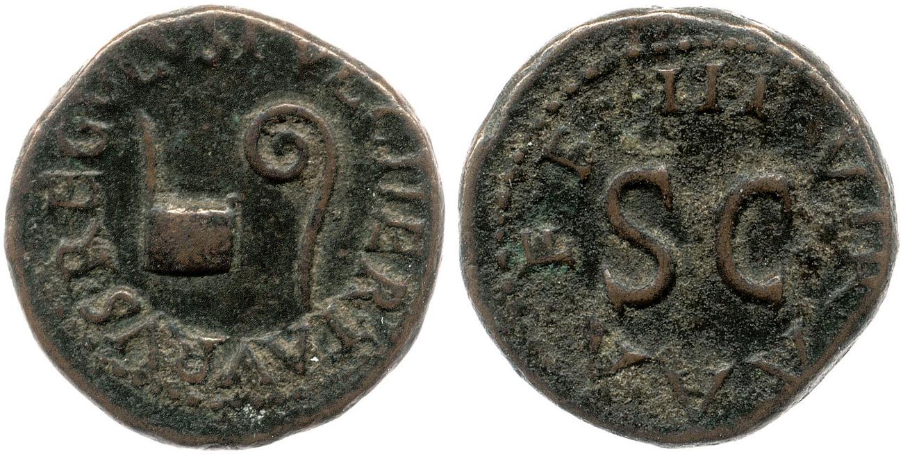 аверс RIC I (second edition) Augustus 424