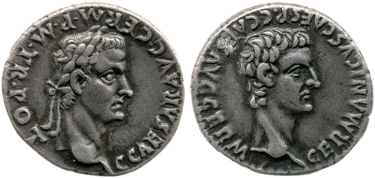 RIC I (second edition) Gaius/Caligula 18, аверс, bm