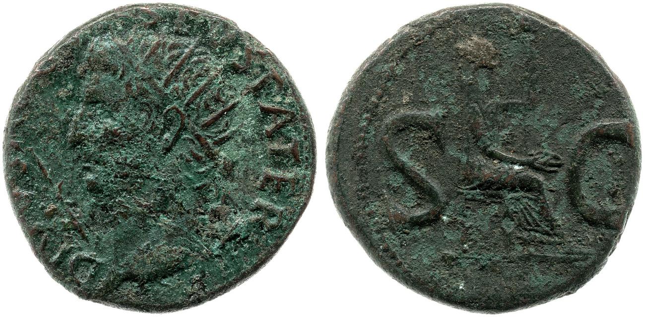 RIC I (second edition) Tiberius 72, аверс, bm