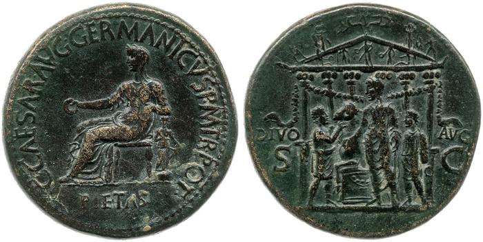 реверс RIC I (second edition) Gaius/Caligula 36