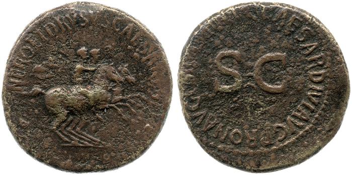 RIC I (second edition) Gaius/Caligula 49, реверс, bm