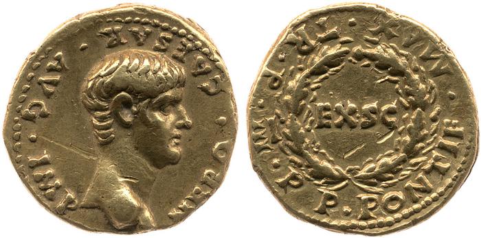RIC I (second edition) Nero 11, реверс, bm