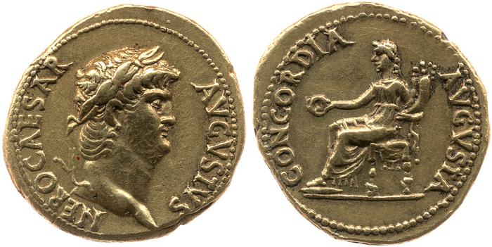RIC I (second edition) Nero 48, реверс, bm