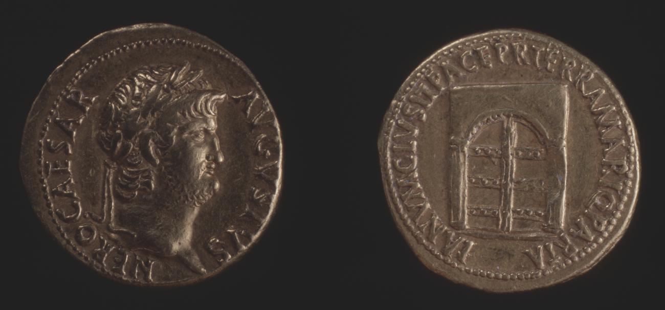 RIC I (second edition) Nero 50, аверс, bm