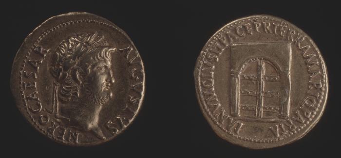 RIC I (second edition) Nero 50, реверс, bm