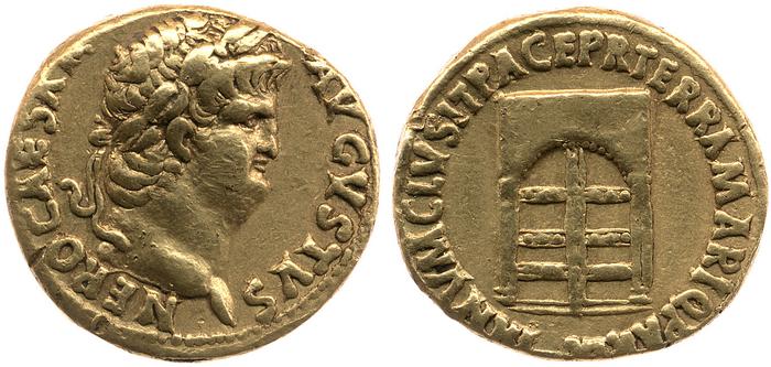 RIC I (second edition) Nero 50, реверс, bm