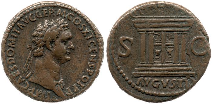 RIC II, Part 1 (second edition) Domitian 385, реверс, bm