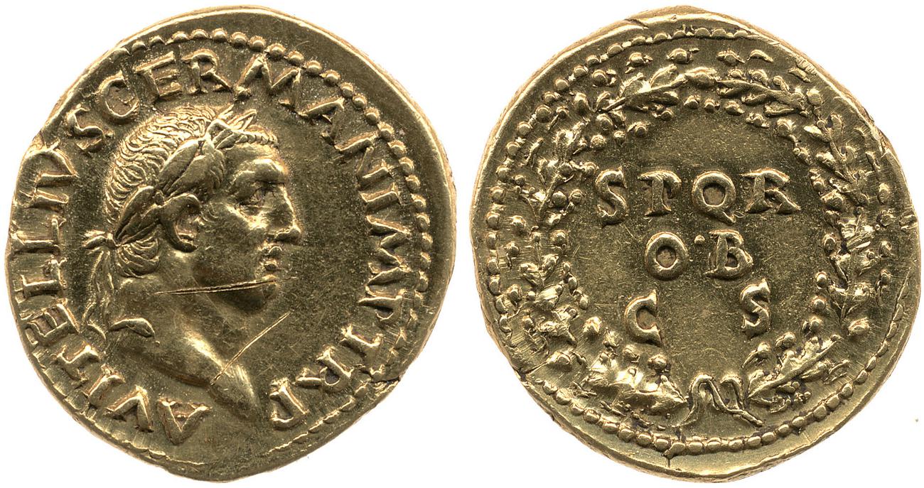 RIC I (second edition) Vitellius 82, аверс, bm