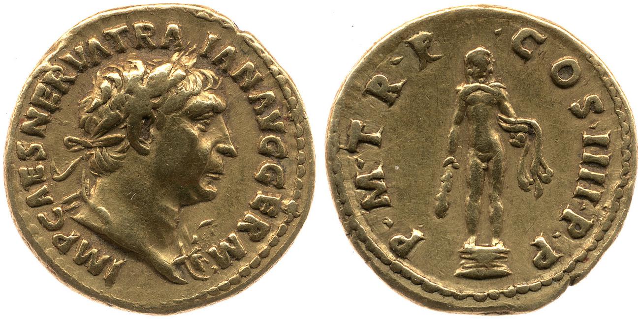 RIC II Trajan 50, аверс, bm