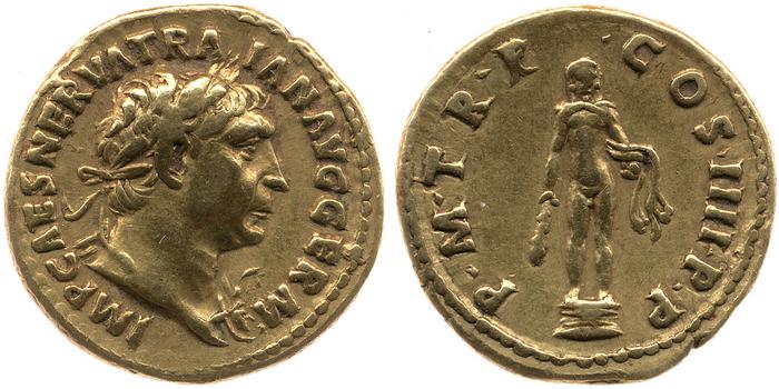 RIC II Trajan 50, реверс, bm